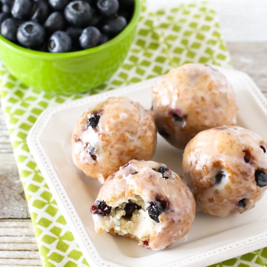 gluten free blueberry donut holes