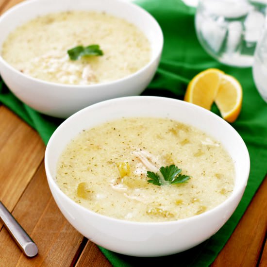 Greek Lemon and Chicken Soup