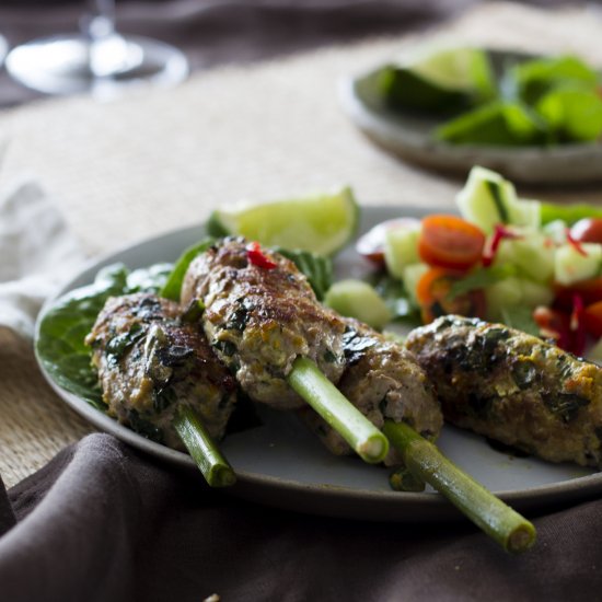 Lemongrass Pork Skewers