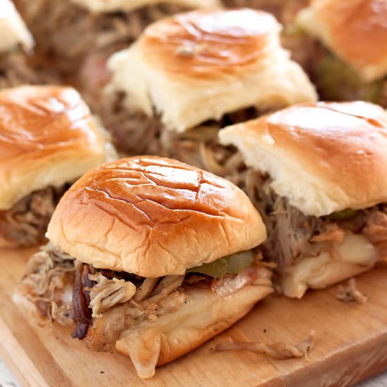 Cuban Sliders {Medianoche Sandwich}