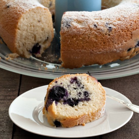 Blueberry Limoncello Ciambellone