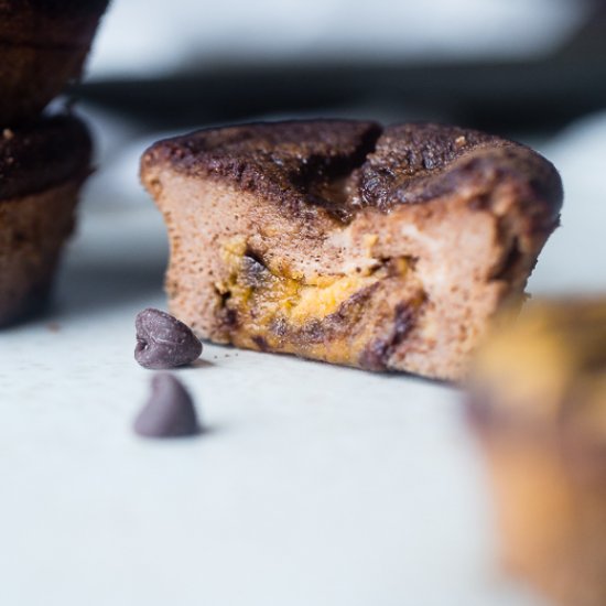 Cookie Dough Chocolate Egg Muffins