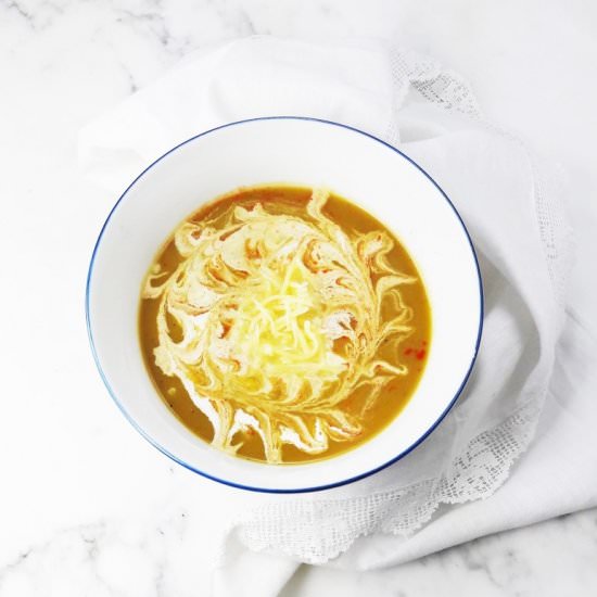 Leek Sweet Potato Soup