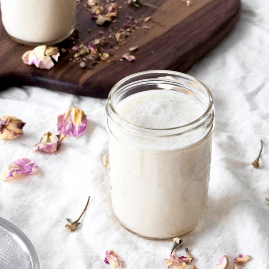 Warming Rose Almond Milk Tea