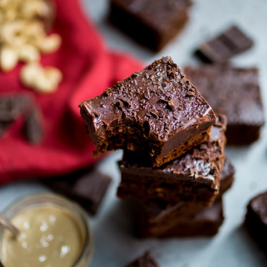 Flourless Double Chocolate Brownies