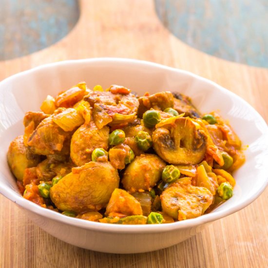 Indian Mushroom Masala