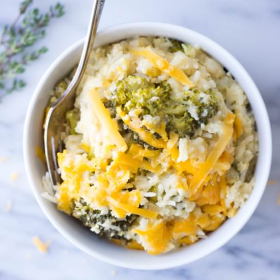 Healthy Broccoli Cheese Casserole