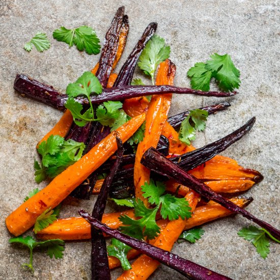 Roast carrot salad