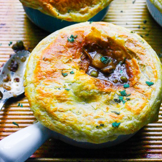 Beef Bourguignon Pot Pies