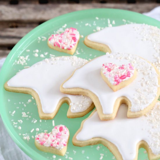 Polar Bear Sugar Cookies