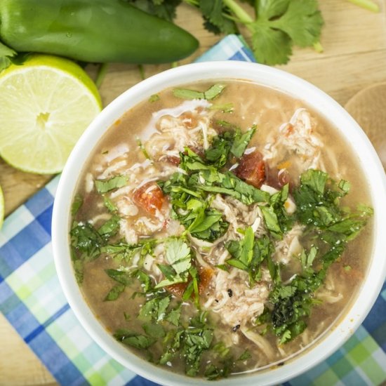 Zesty Fiesta Chicken Soup