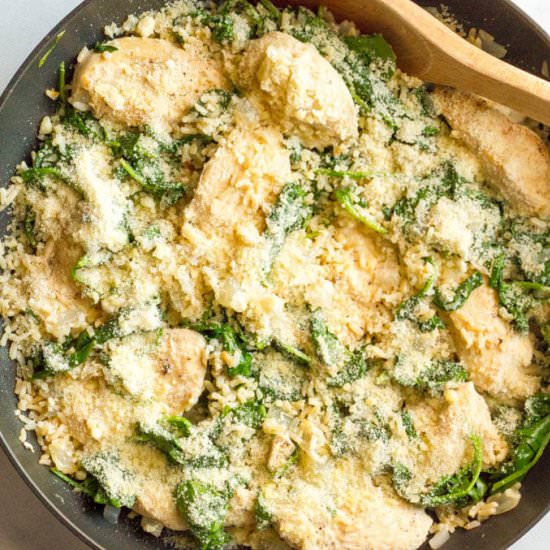 Easy chicken Florentine