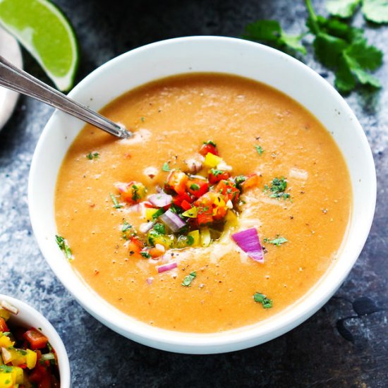 Smoky Chipotle Potato Soup