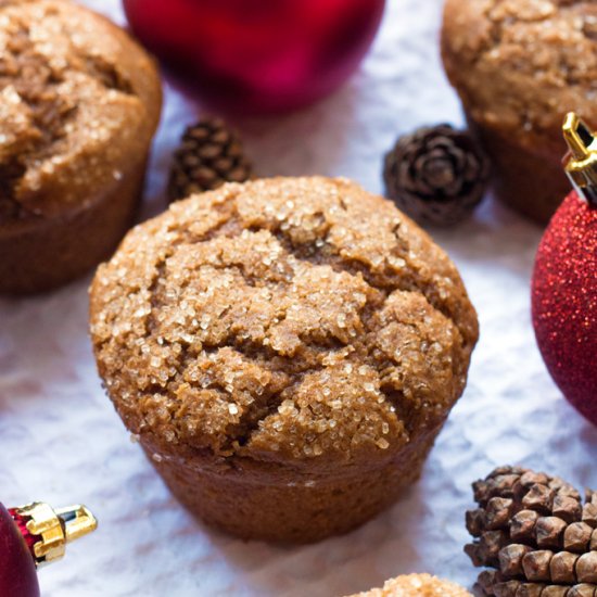 Gluten-Free Gingerbread Muffins