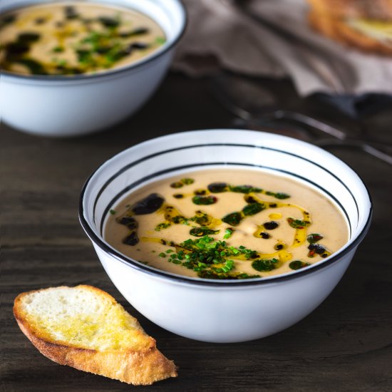 Roasted Cauliflower Soup