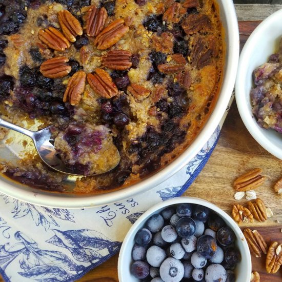 Blueberry Pie Steel Cut Oats