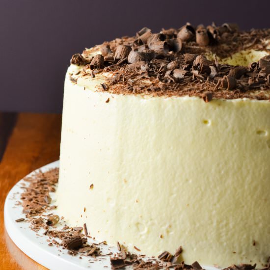 Tiramisu Angel Food Cake