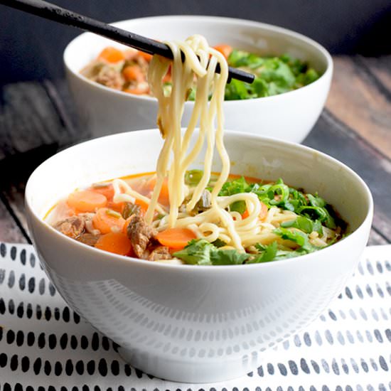 Low FODMAP Beef Ramen