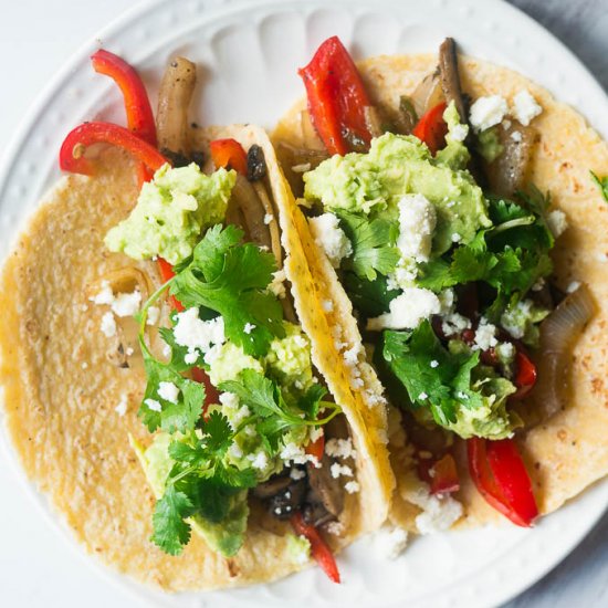 Portabello Mushroom Fajitas