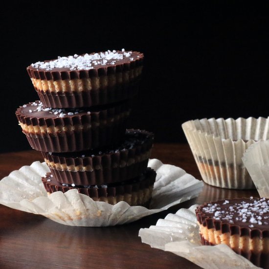 Sea Salt & Almond Butter Cups