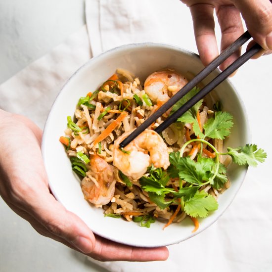 Easy Shrimp Pad Thai