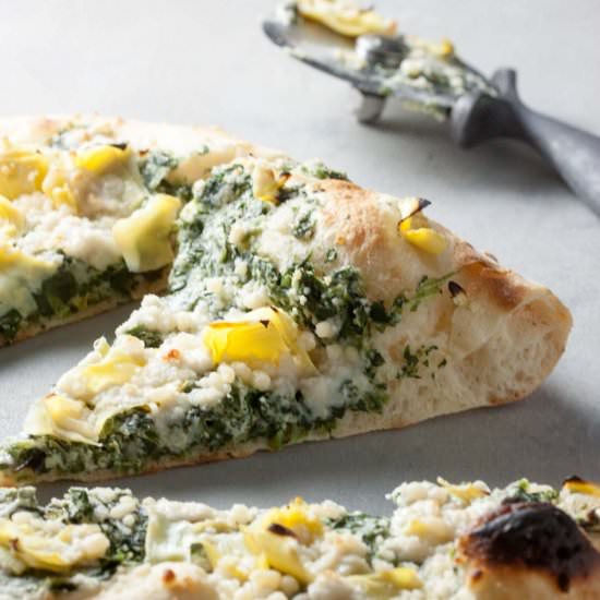 Spinach Artichoke Neapolitan Pizza