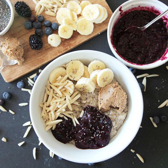 Chia Berry Oatmeal