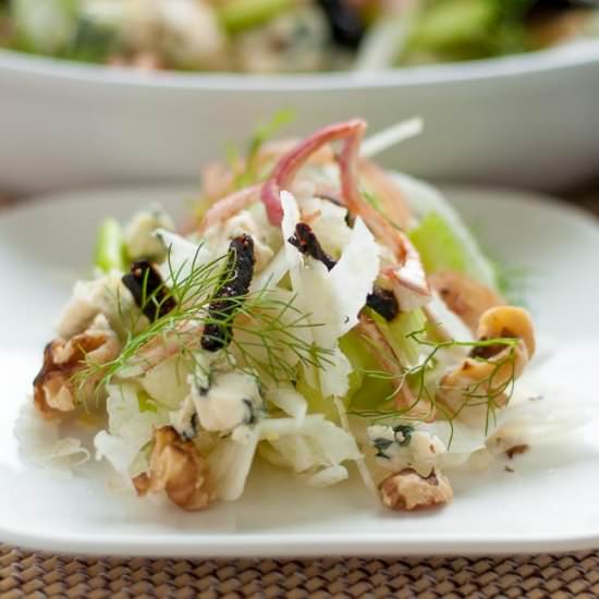 Fennel Celery Salad with Figs