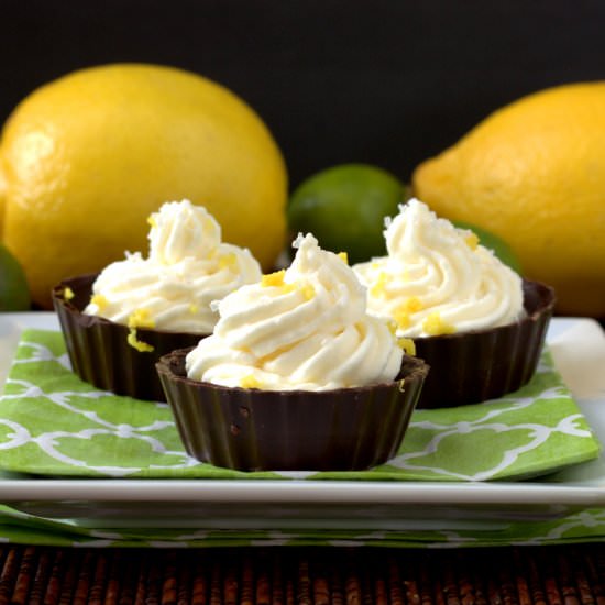 Lemon Ricotta Cheesecake Cups