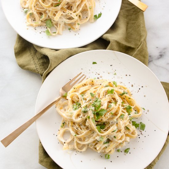 Skinny Fettuccine Alfredo