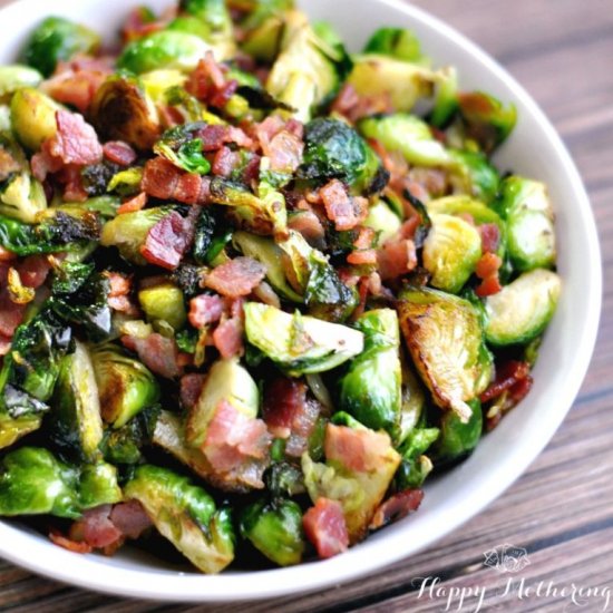 Bacon & Brussels Sprouts Side Dish