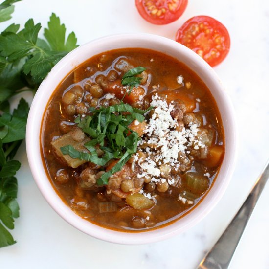 Hearty Winter Lentil Soup