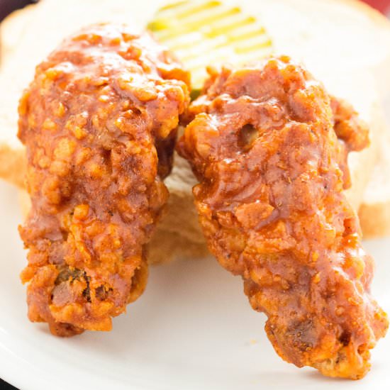 Nashville Hot Fried Chicken Wings