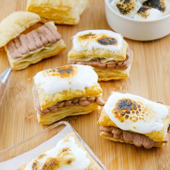 Toasted Marshmallow Napoleons