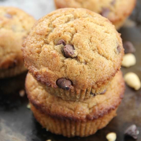 Peanut Butter Banana Muffins