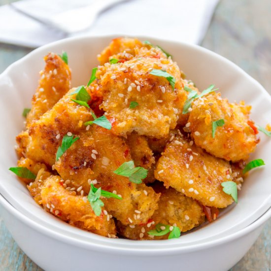 Spicy Honey Garlic Chicken