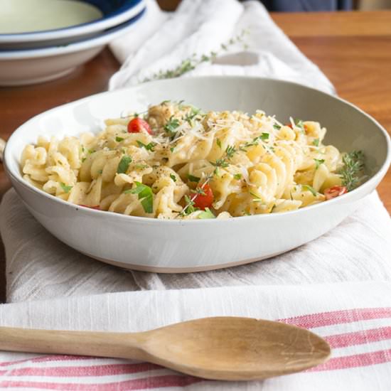 Creamy Roasted Garlic Pasta