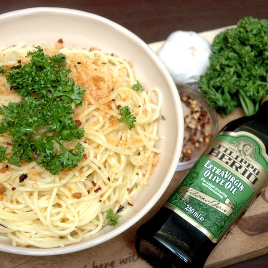 Pasta Aglio, Oglio, and Peperoncini