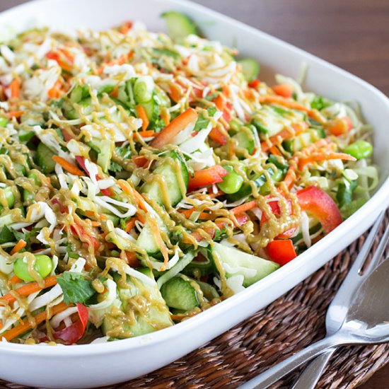 Thai Salad with Peanut Dressing