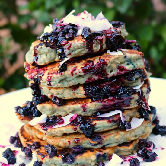 Vegan Blueberry Pancake Recipe