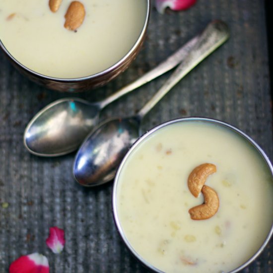 Paruppu Payasam | Moong Dal Kheer