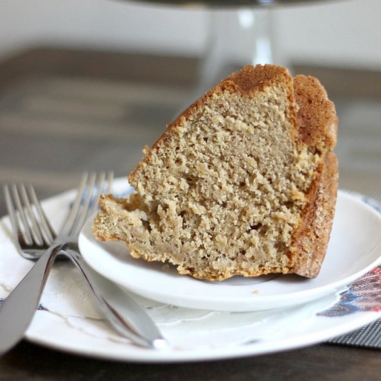 Honey Banana Bundt Cake