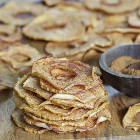 Cinnamon Maple Apple Chips