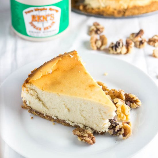 Maple Walnut Cheesecake