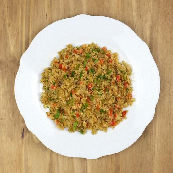 Freekeh with Cauliflower Rice