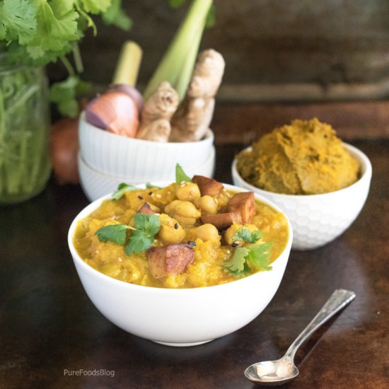 Roasted Butternut Squash Thai curry