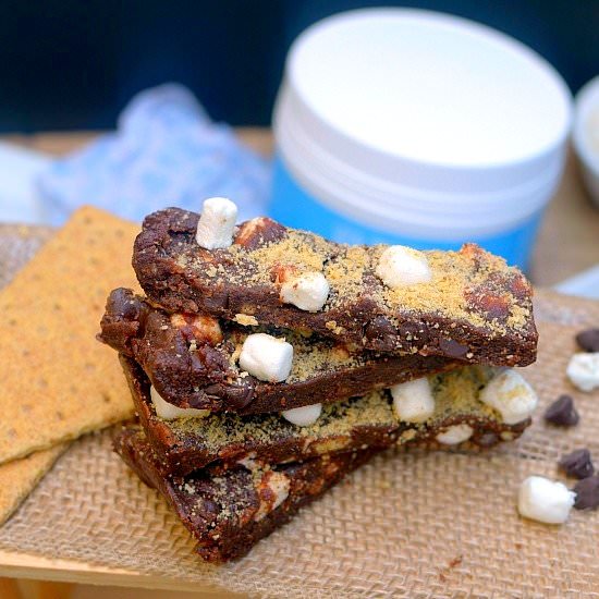 Paleo No-Bake S’mores Protein Bars