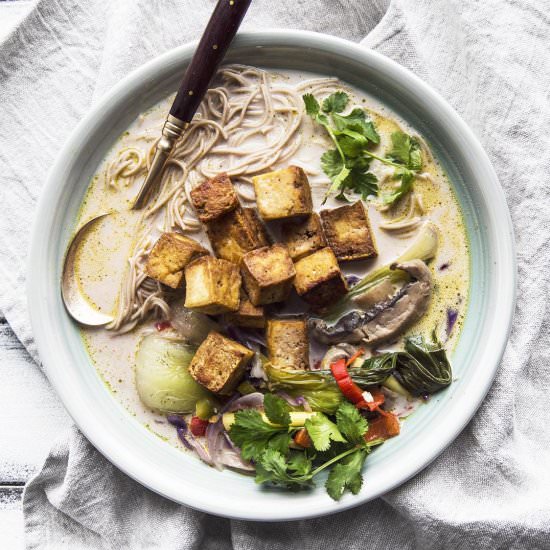 Lemongrass Ginger Coconut Soup