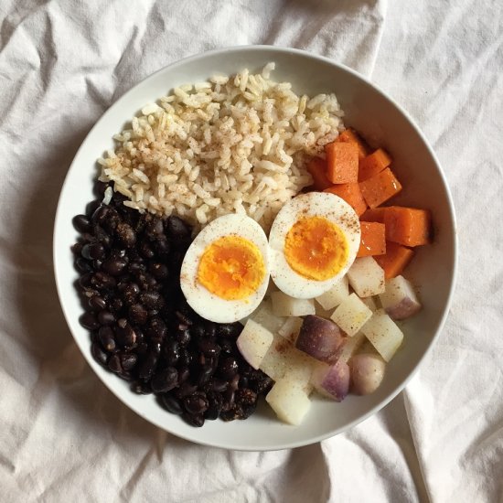 Black Bean and Brown Rice Bowl