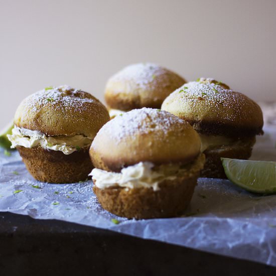 Vanilla, Lime + Mascarpone Pies